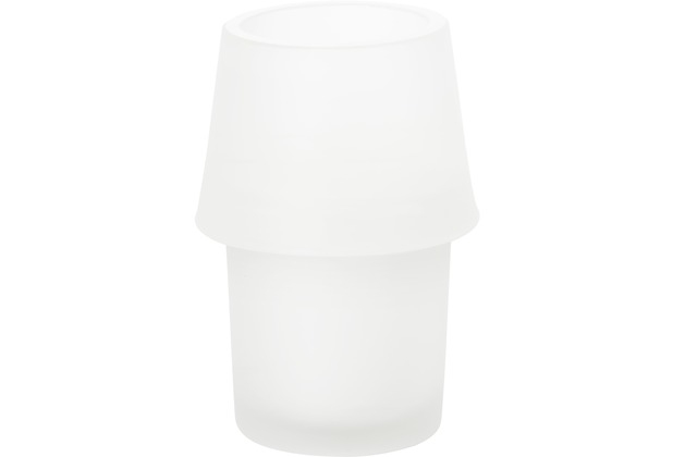 Kerzenhalter Urban frosted grau, 13 x 8,7cm_Angebo