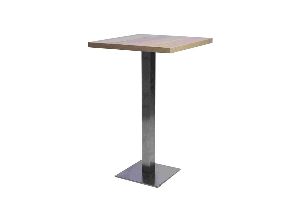 Stehtisch exklusiv Eiche, 90x90cm, Höhe 110cm_Ange