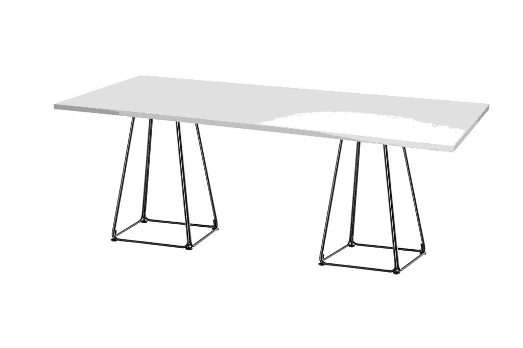 Tisch Lunar weiß 180 x 70cm_Angebot1