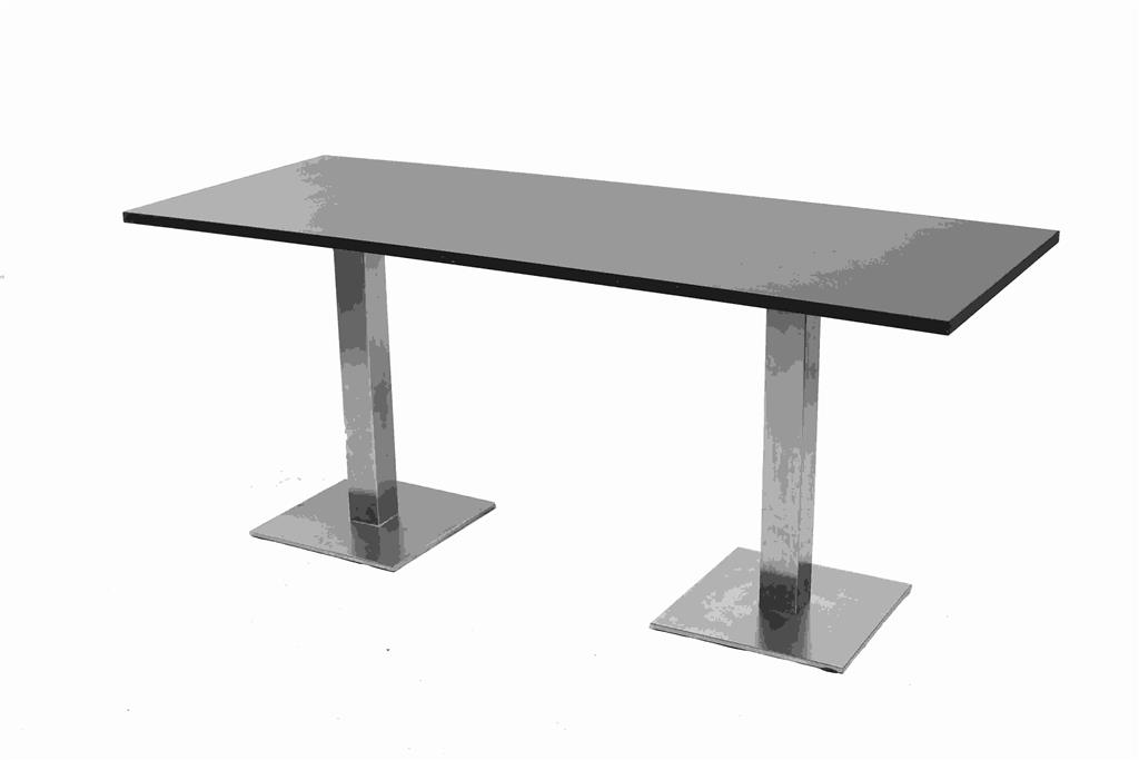 Tisch exklusiv 180 x 70cm, Höhe ca. 72cm, schwarz_