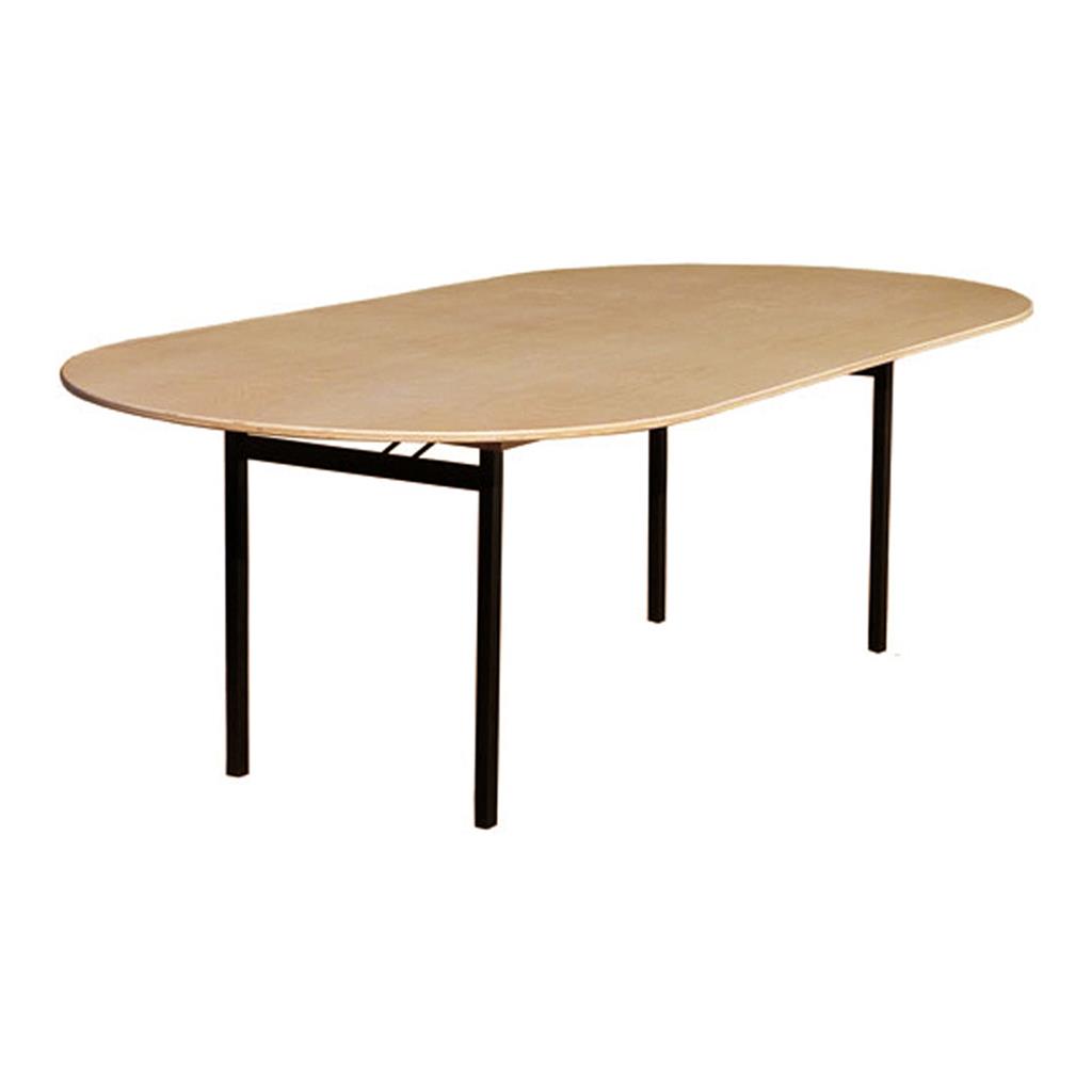 Banketttisch oval 250 x 100cm