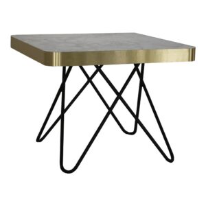 Beistelltisch Chloe SCHWARZ Platte Marmor Angebot1
