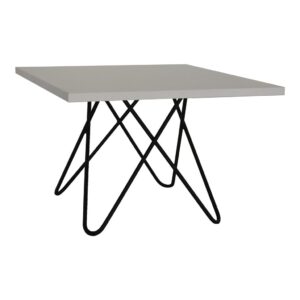 Beistelltisch Chloe SCHWARZ Platte Weiss Angebot1