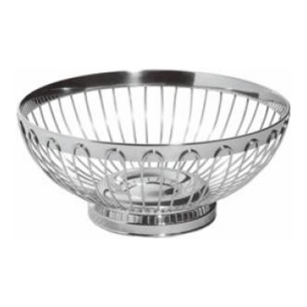 Brotkorb Edelstahl rund