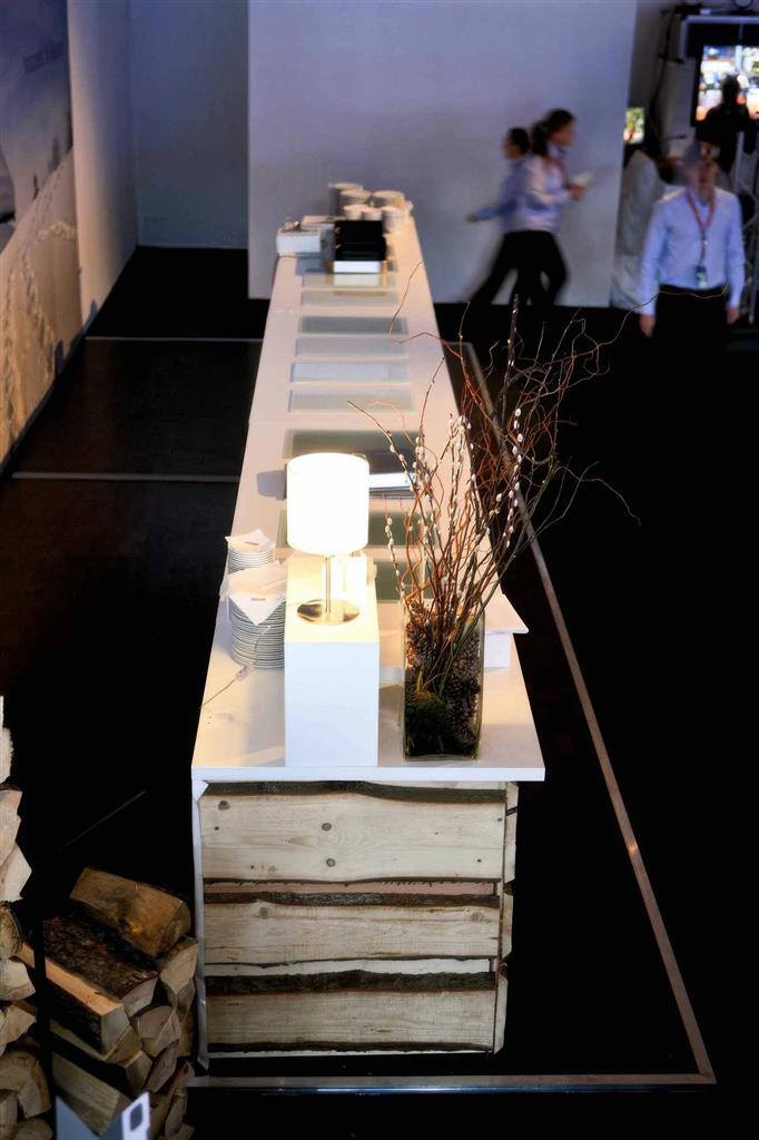 Buffetanlage Wooden Spirit inkl. Chafings