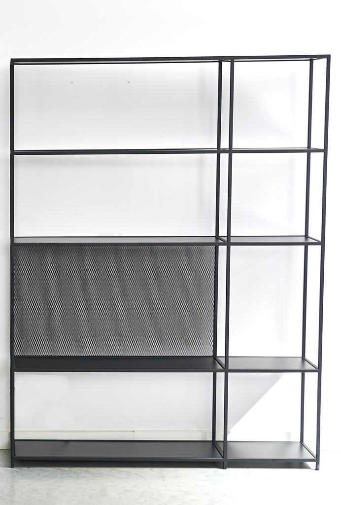 Design-Regal Layla SCHWARZ, Einlageböden Schwarz