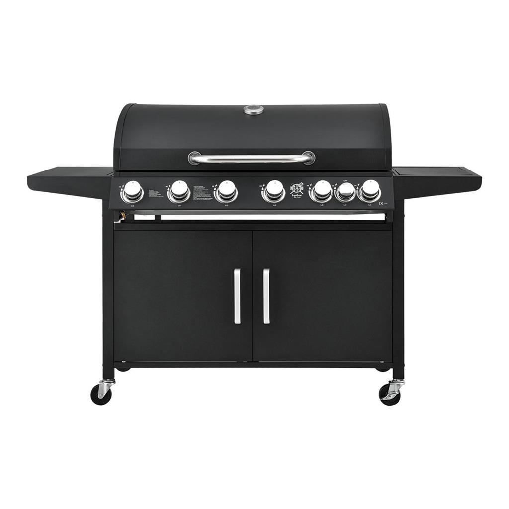 Gasgrill 6 Brenner + 1 Seitenbrenner