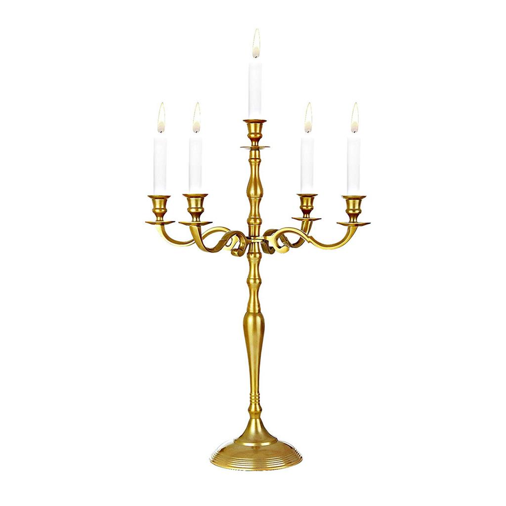 Kerzenleuchter GOLD 5-armig, H80cm