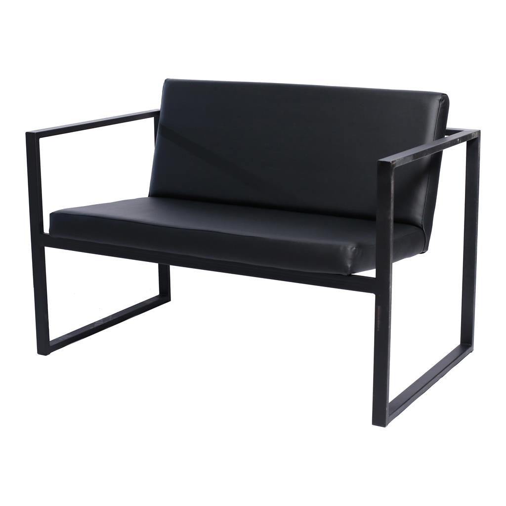 Lounge Pure 2-Sitzer schwarz