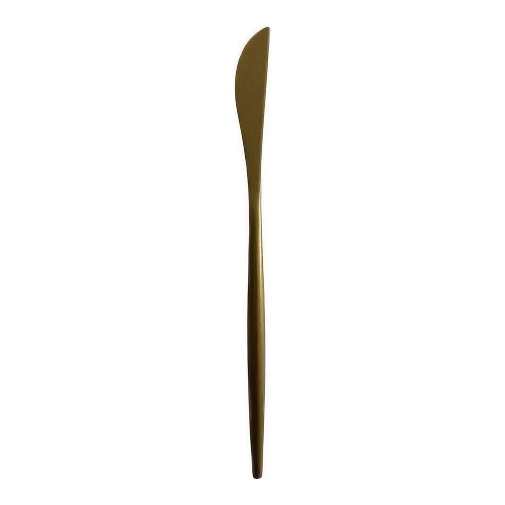 Serie Vintage Gold matte Tafelmesser (VPE 30)