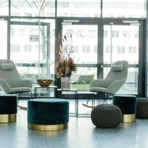Samt Hocker Harlow Petrol Angebot7