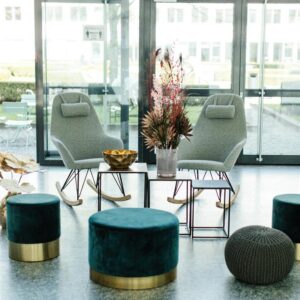 Samt Hocker Harlow Petrol Angebot9