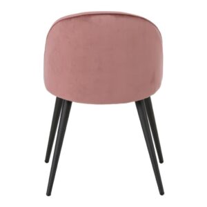 Samt Polsterstuhl Amy Coral Angebot5
