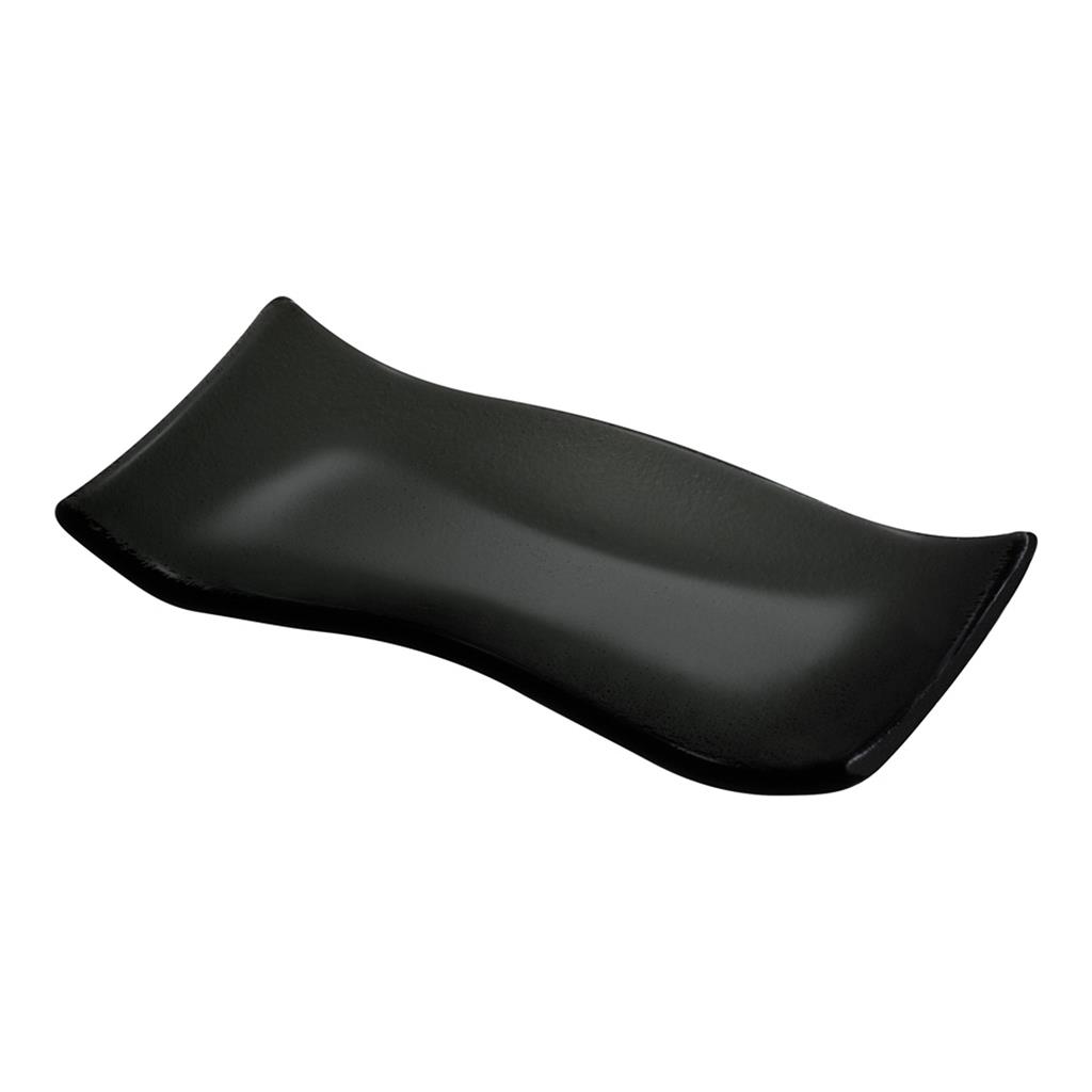Serie Cera black Teller flach 21 x 10,5 cm  (VPE 30)