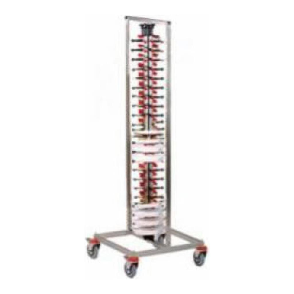 Tellerstapler für 84 Teller fahrbar