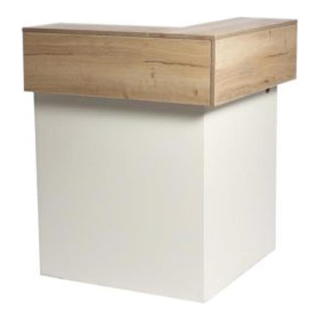 Thekenanlage Eckelement Murano weiß