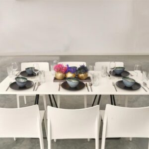 Tisch Lunar Weiss 180 X 70cm Angebot2