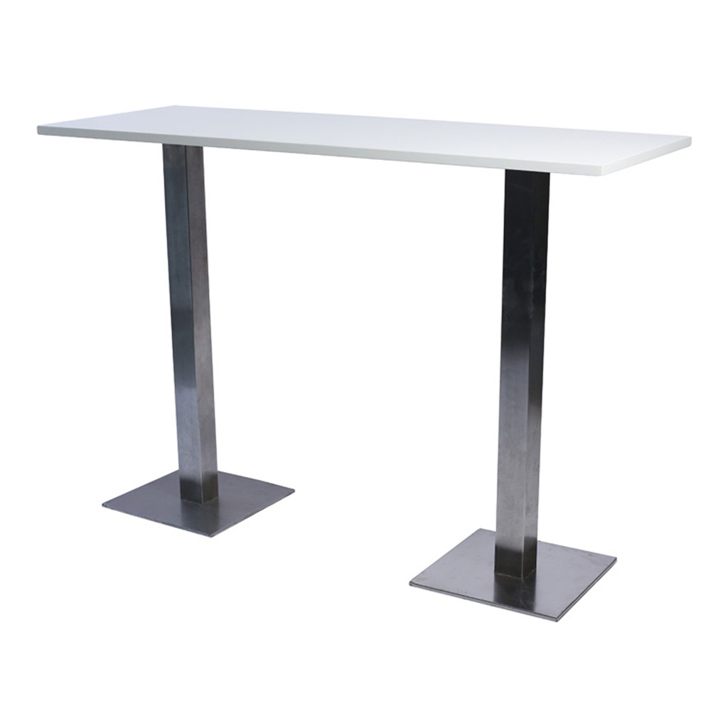 Hochtisch exklusiv 180 x 70cm, Höhe 110cm, weiß