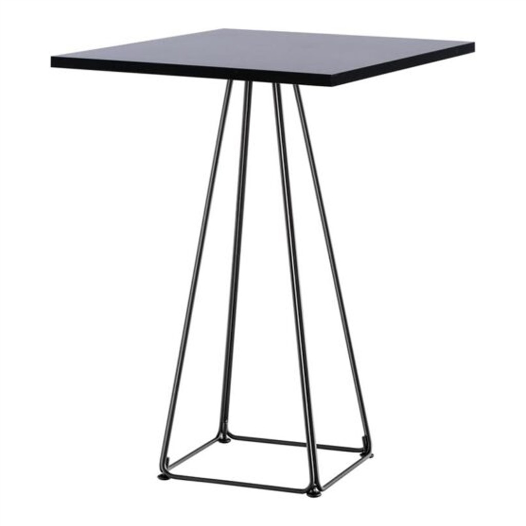 Stehtisch Lunar schwarz  70x70x110cm (LxBxH)