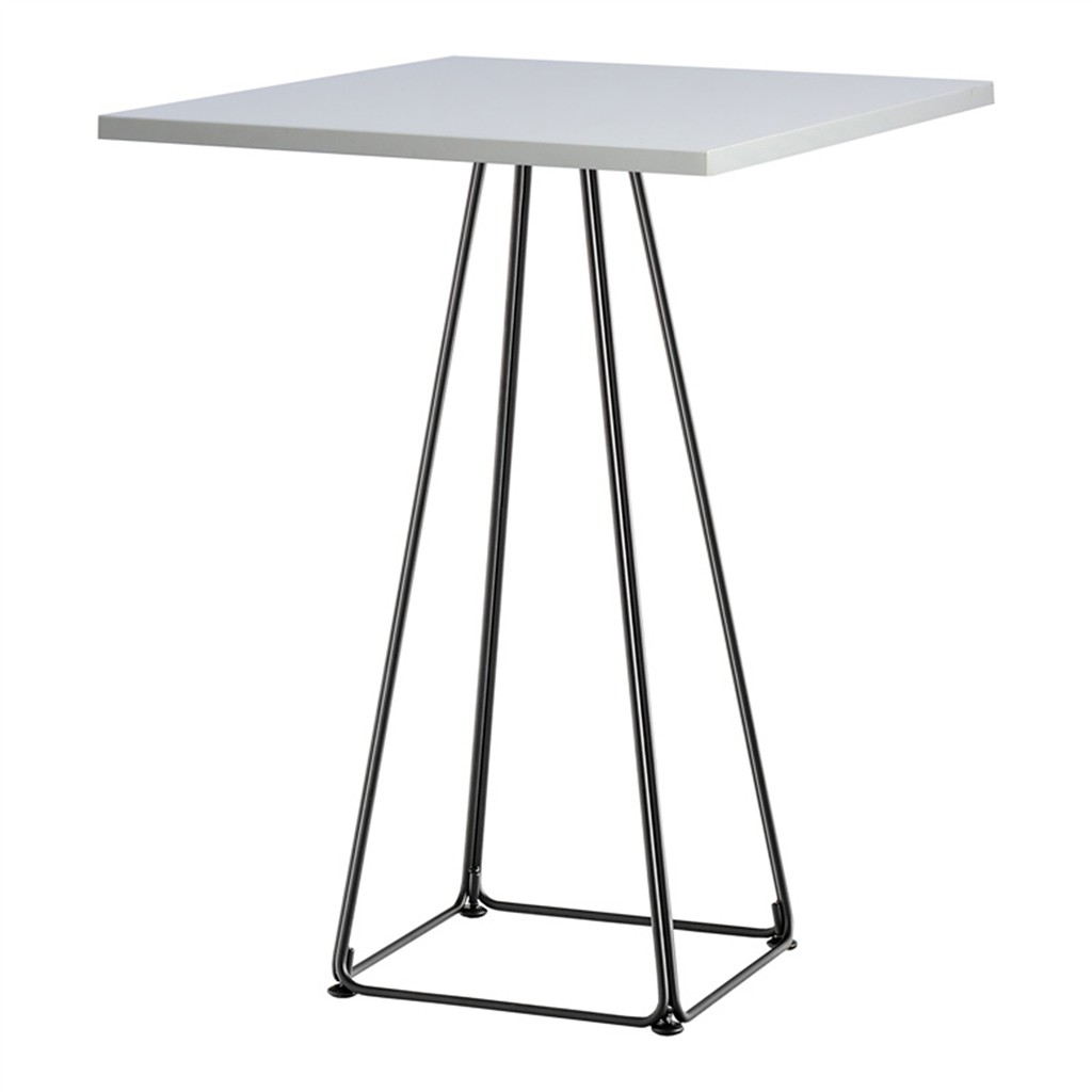 Stehtisch Lunar weiß  70x70x110cm (LxBxH)