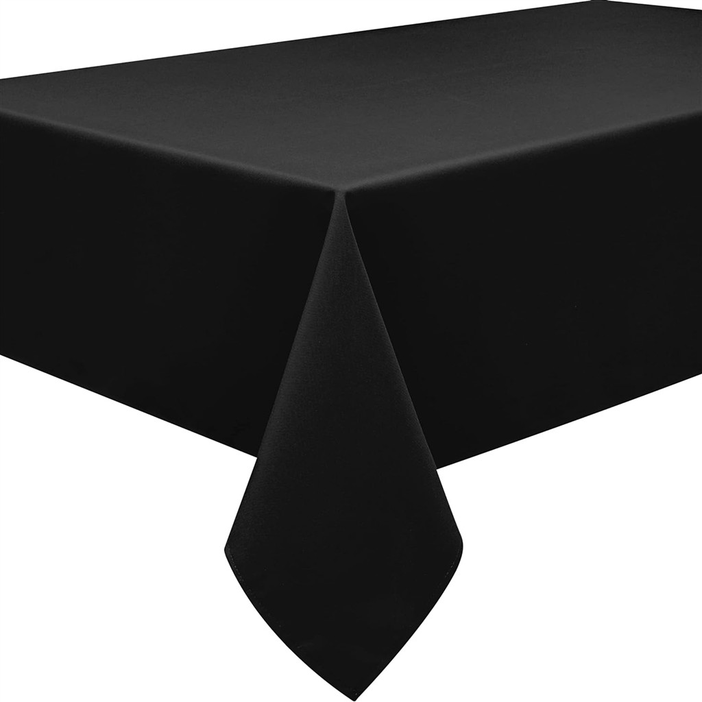 Tischdecke 240 x 140, schwarz, 180gr. Polyester