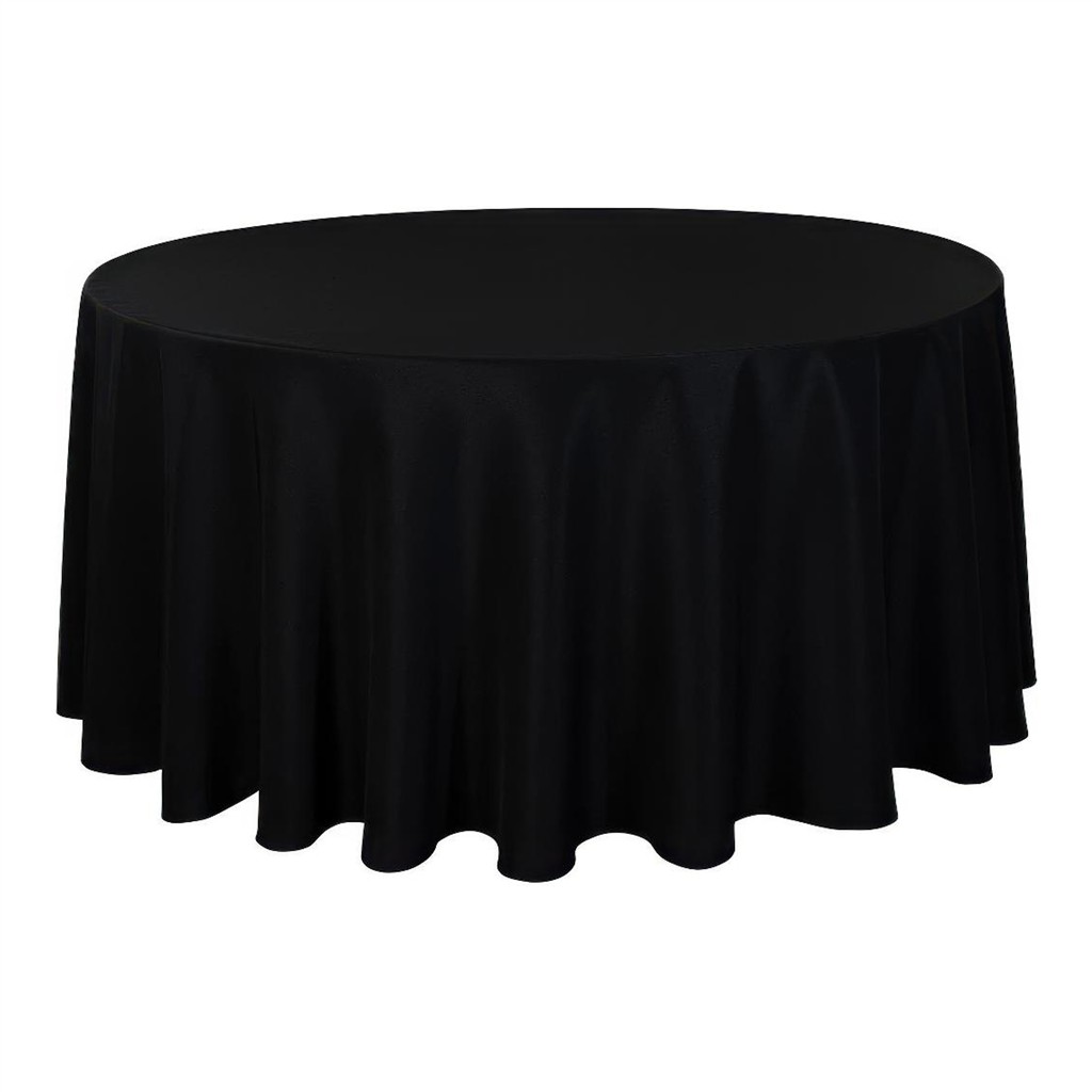 Tischdecke schwarz Durchmesser 315cm
