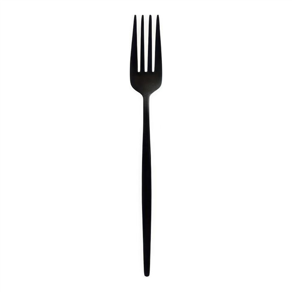 Serie Vintage Black matte Kuchengabel  (VPE 30)