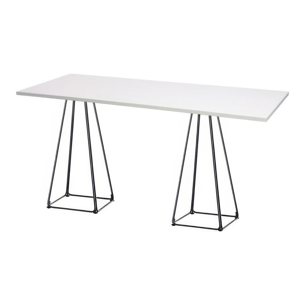 Hochtisch Lunar wei&szlig; 160x80cm