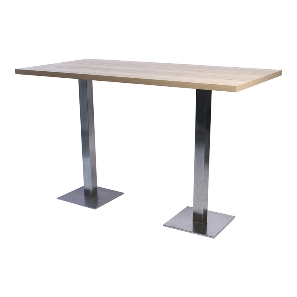 Hochtisch exklusiv 180 x 70cm, Höhe 110cm, Eiche (25mm)