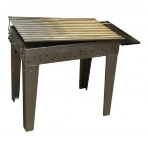 Profi Edelstahl Holzkohlegrill 80x60cm Angebot1