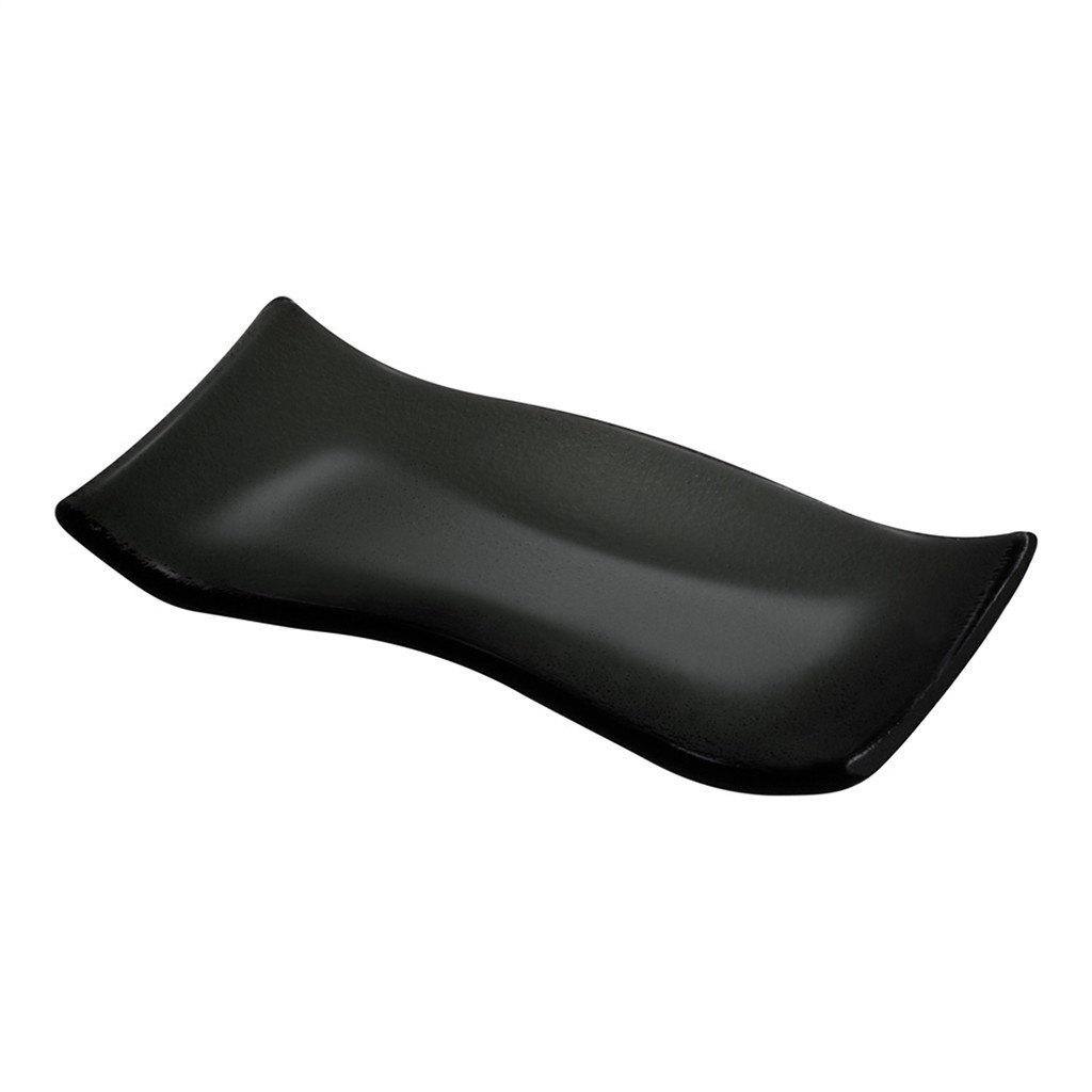 Serie Cera black Teller flach 21 x 10,5 cm  (VPE 30)