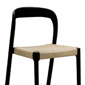 Stuhl Nella Schwarz Mit Sitzgeflecht Angebot1 1