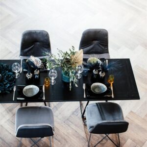 Tisch Lunar Schwarz 180 X 70cm Angebot8